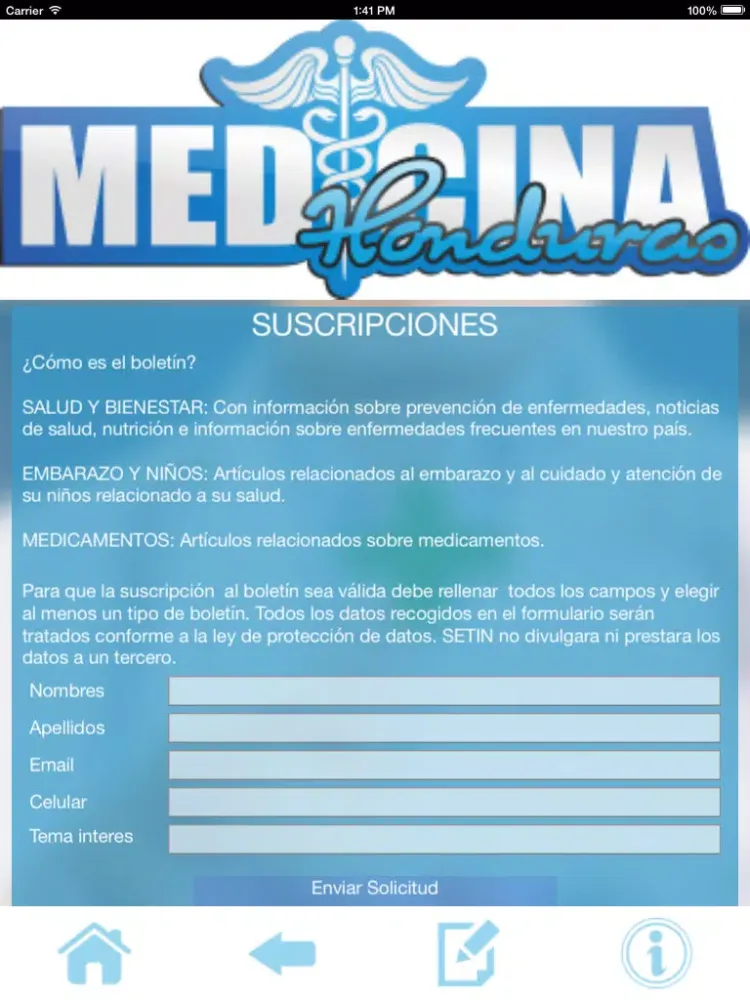Captures d'écran de Medicina Honduras iPad 