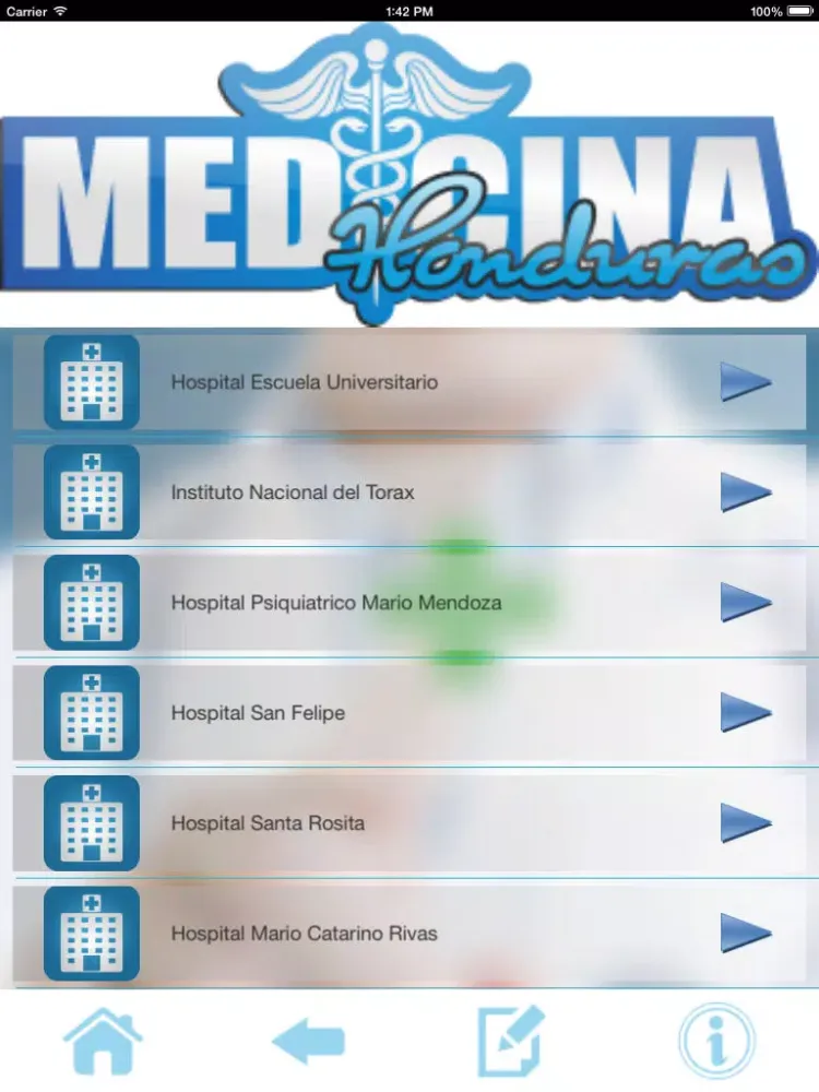 Captures d'écran de Medicina Honduras iPad 