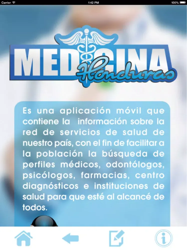 Captures d'écran de Medicina Honduras iPad 