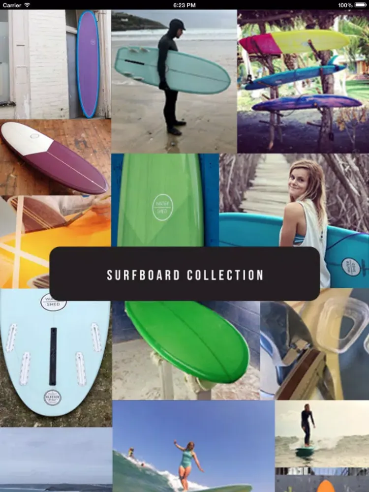 Скриншоты WATERSHED SURFBOARDS iPad 