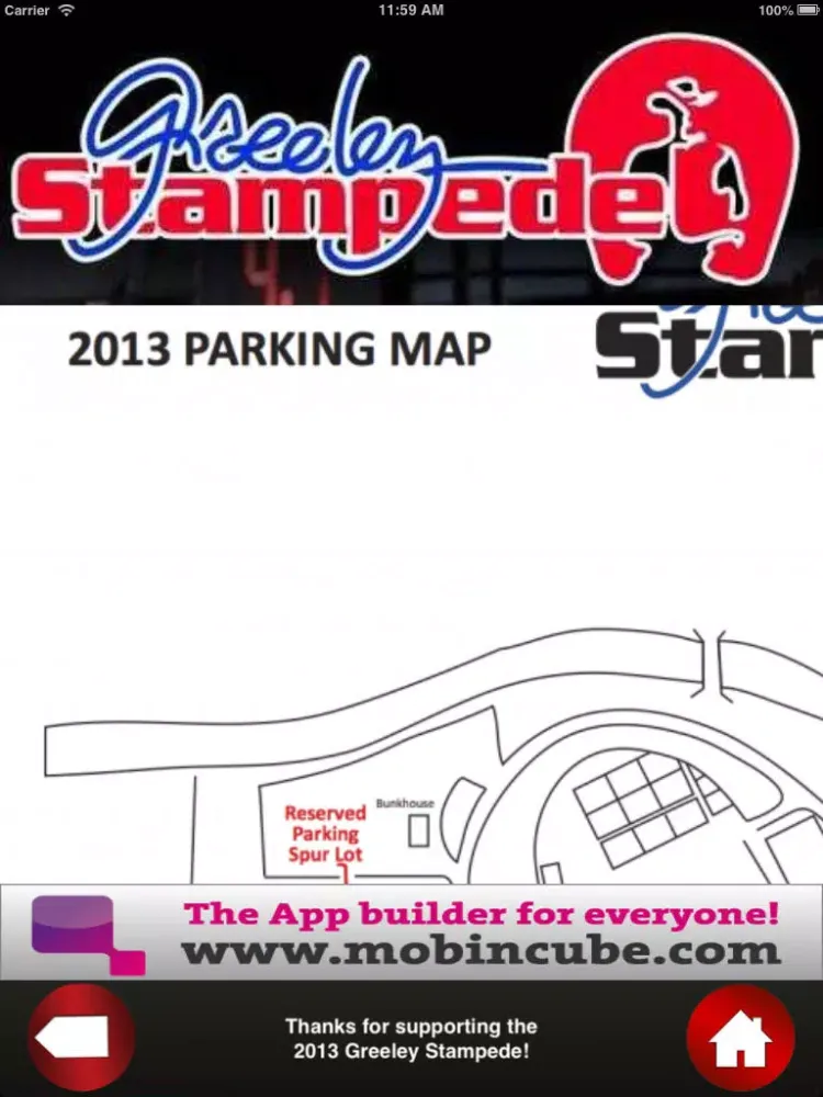 ภาพหน้าจอของ Greeley Stampede iPad 