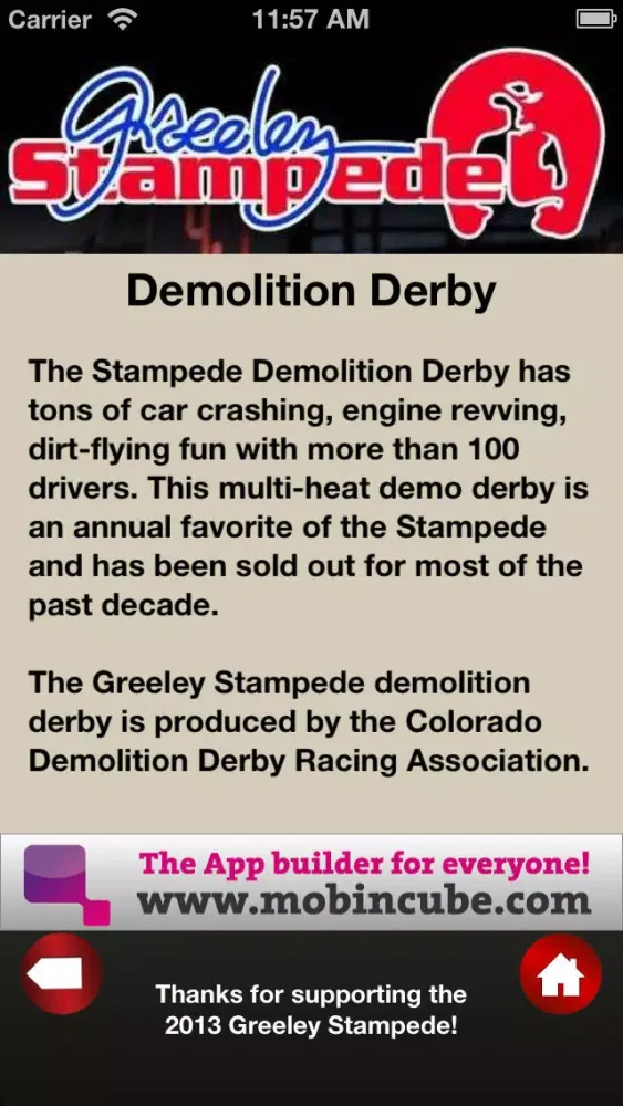 ภาพหน้าจอของ Greeley Stampede