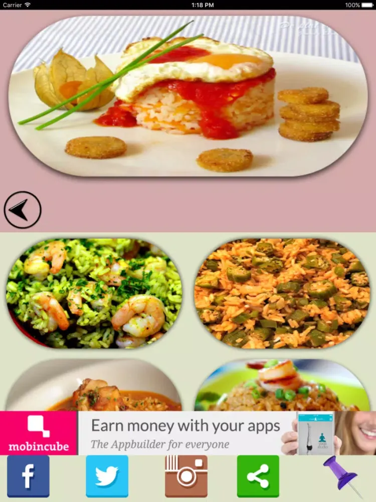 Recetas Cubanas - La Comida más rica del mundo iPad  Screenshots