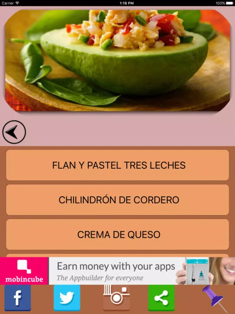 Recetas Cubanas - La Comida más rica del mundo iPad  Screenshots
