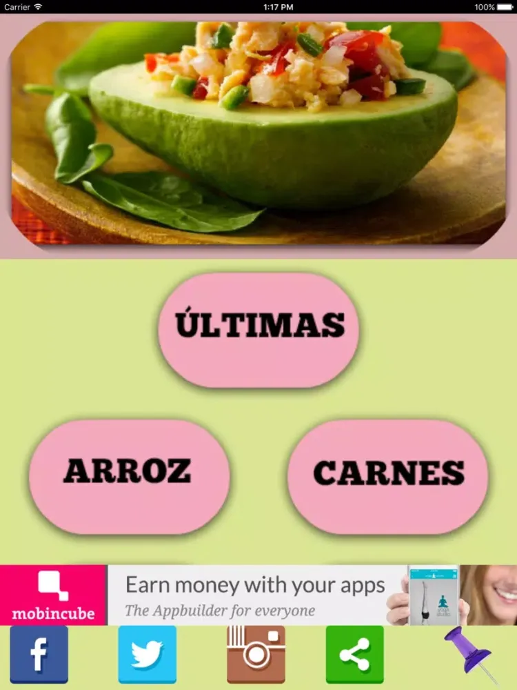 Recetas Cubanas - La Comida más rica del mundo iPad  Screenshots