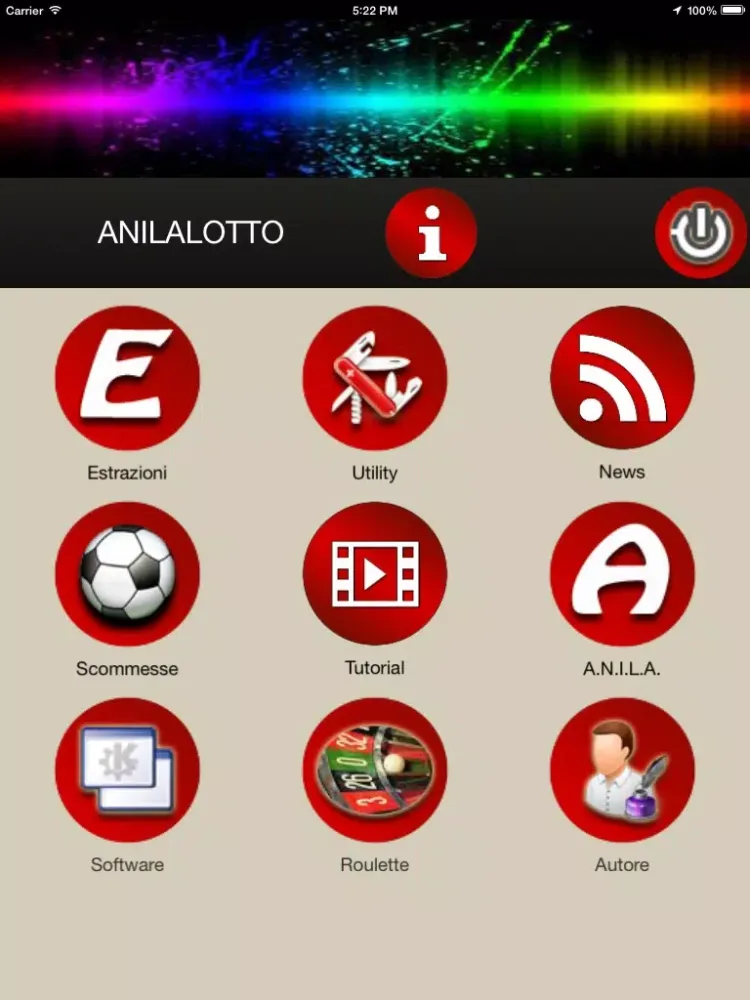 ANILALOTTO iPad  Screenshots