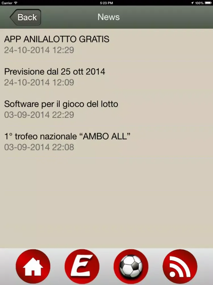 ANILALOTTO iPad  Screenshots