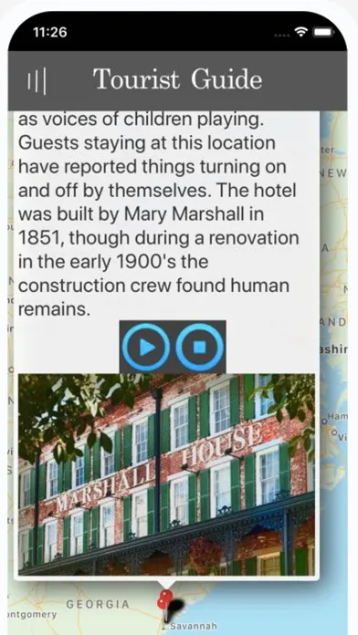 Captures d'écran de Savannah Audio Ghost Tour