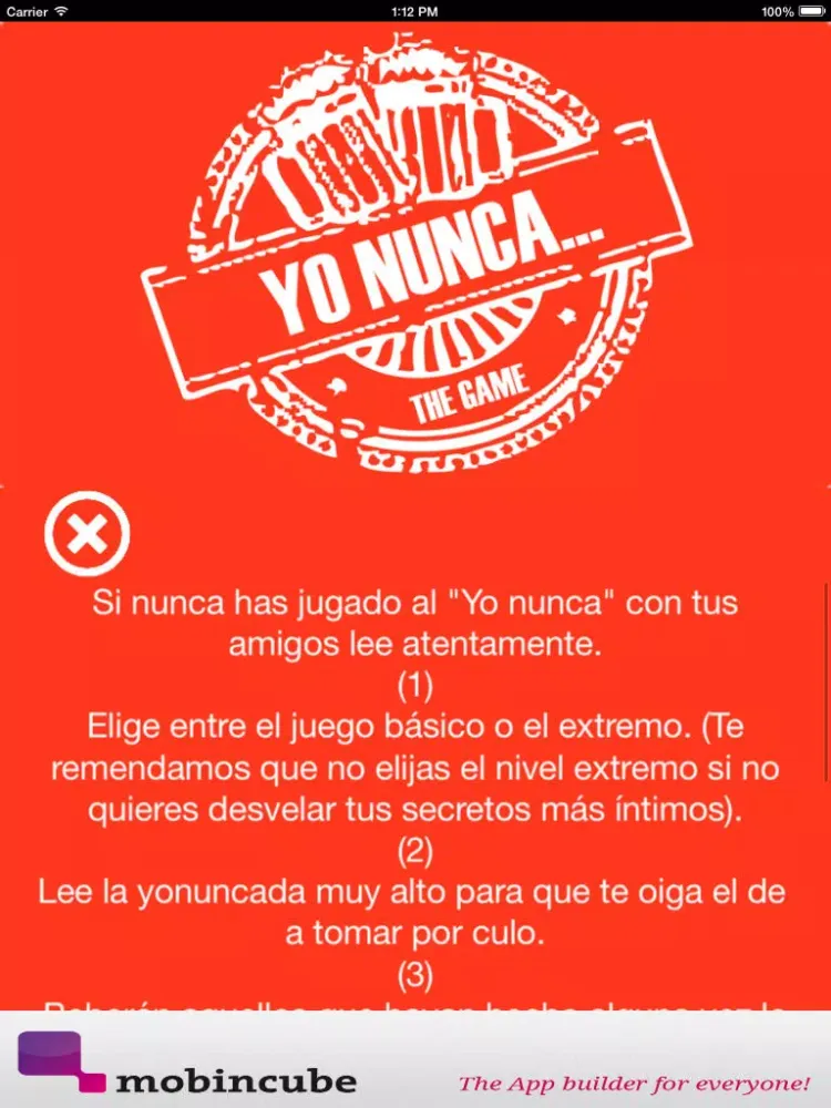 Yo Nunca - The Game iPad 应用截图