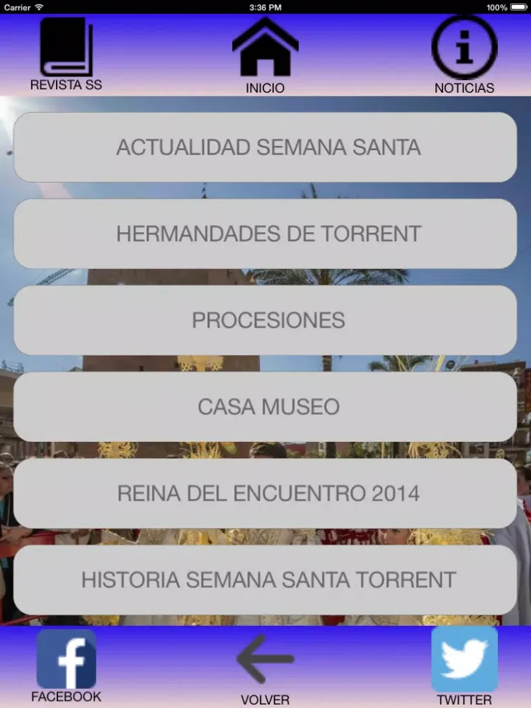 Captures d'écran de Semana Santa de Torrent iPad 