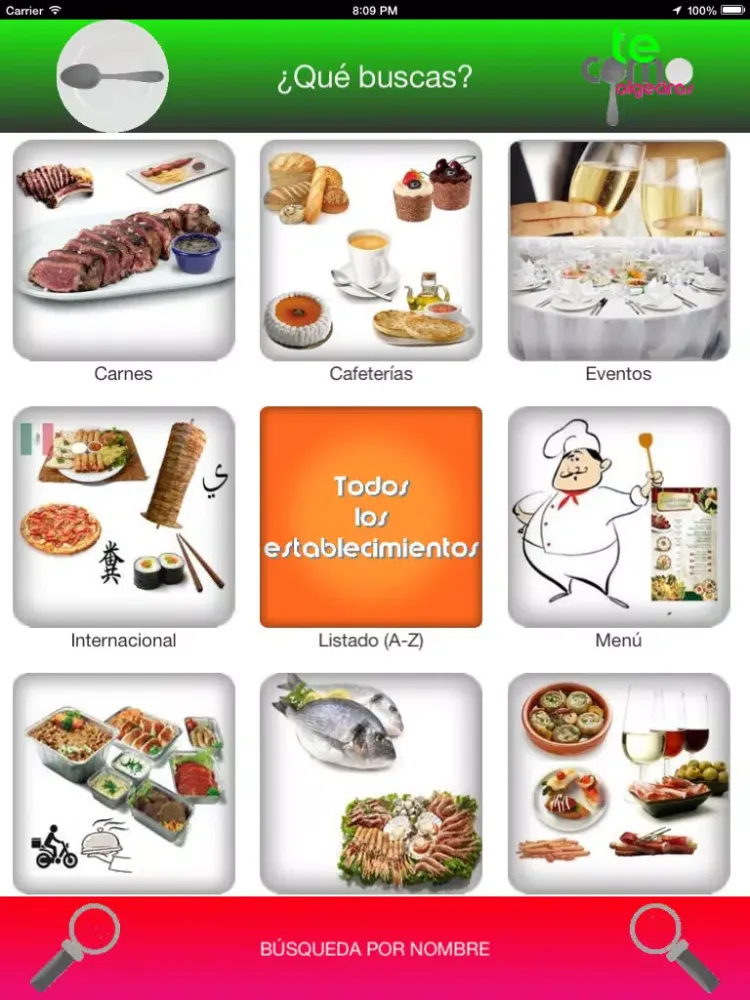 Zrzuty ekranu Te Como Algeciras - La guía gastronómica más completa iPad 