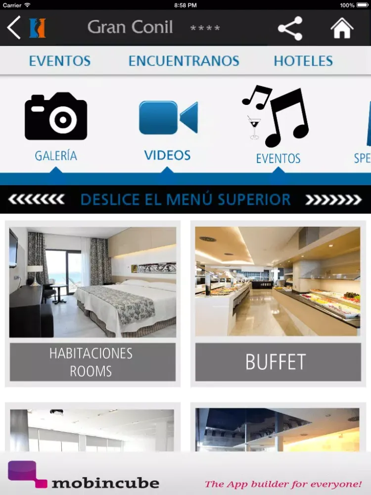 Hipotels Gran Conil iPad  Screenshots