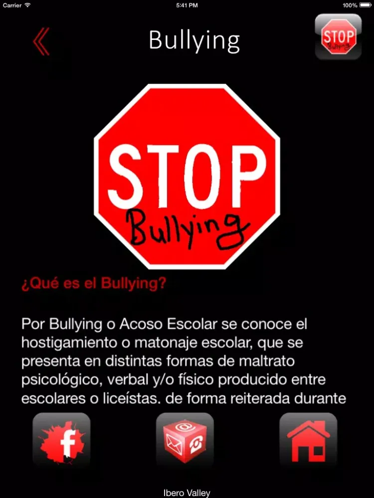 Capturas de pantalla de Bullying es Acoso escolar iPad 