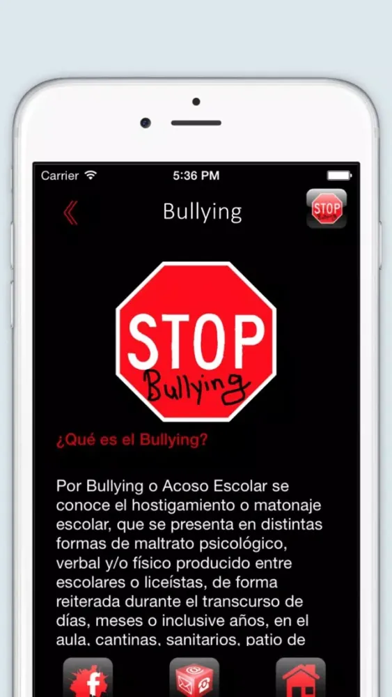 Capturas de pantalla de Bullying es Acoso escolar
