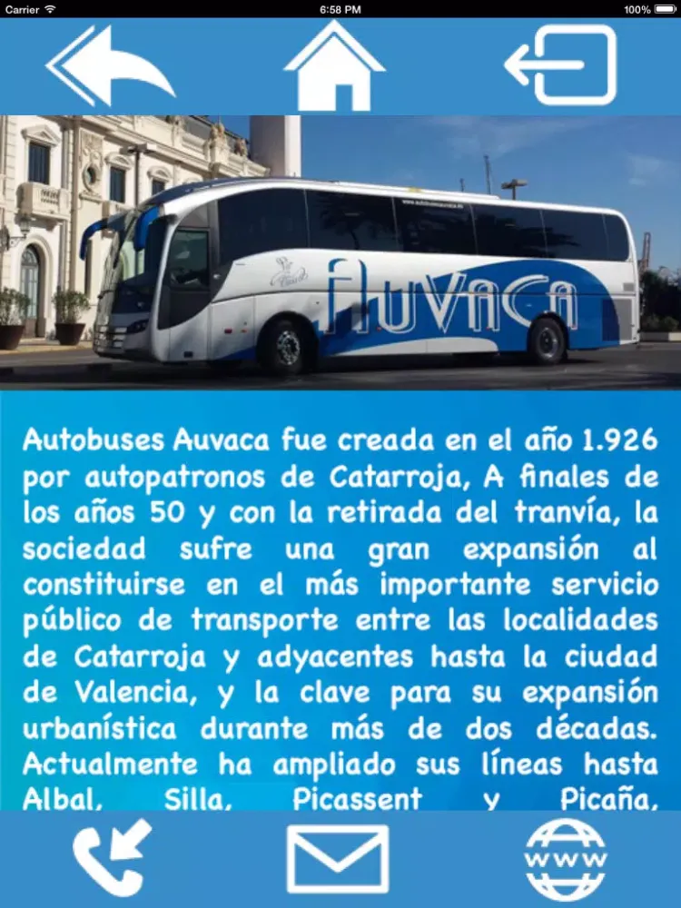 Auvaca - la app que te mueve iPad 应用截图