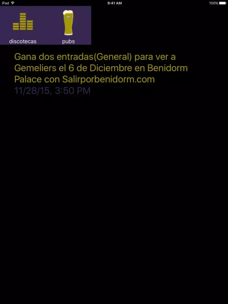 Capturas de tela do Salir Por Benidorm iPad 