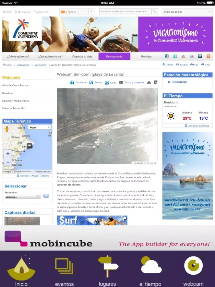 Capturas de tela do Salir Por Benidorm iPad 
