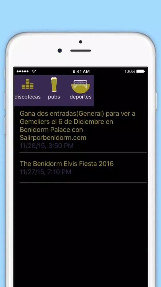 Capturas de tela do Salir Por Benidorm