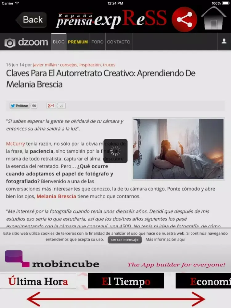 Zrzuty ekranu Prensa Express iPad 