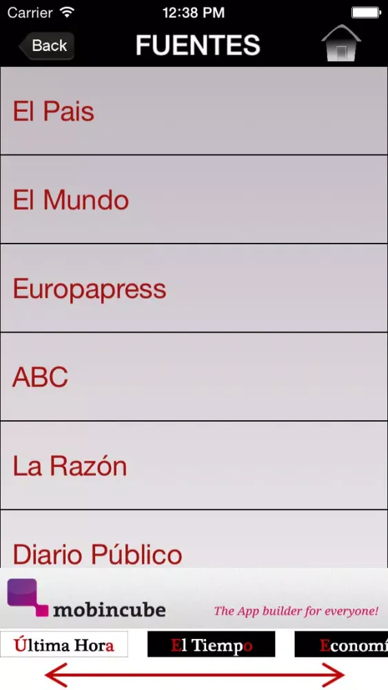 Zrzuty ekranu Prensa Express