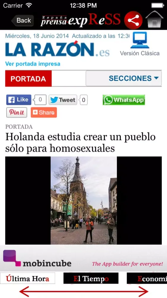 Zrzuty ekranu Prensa Express