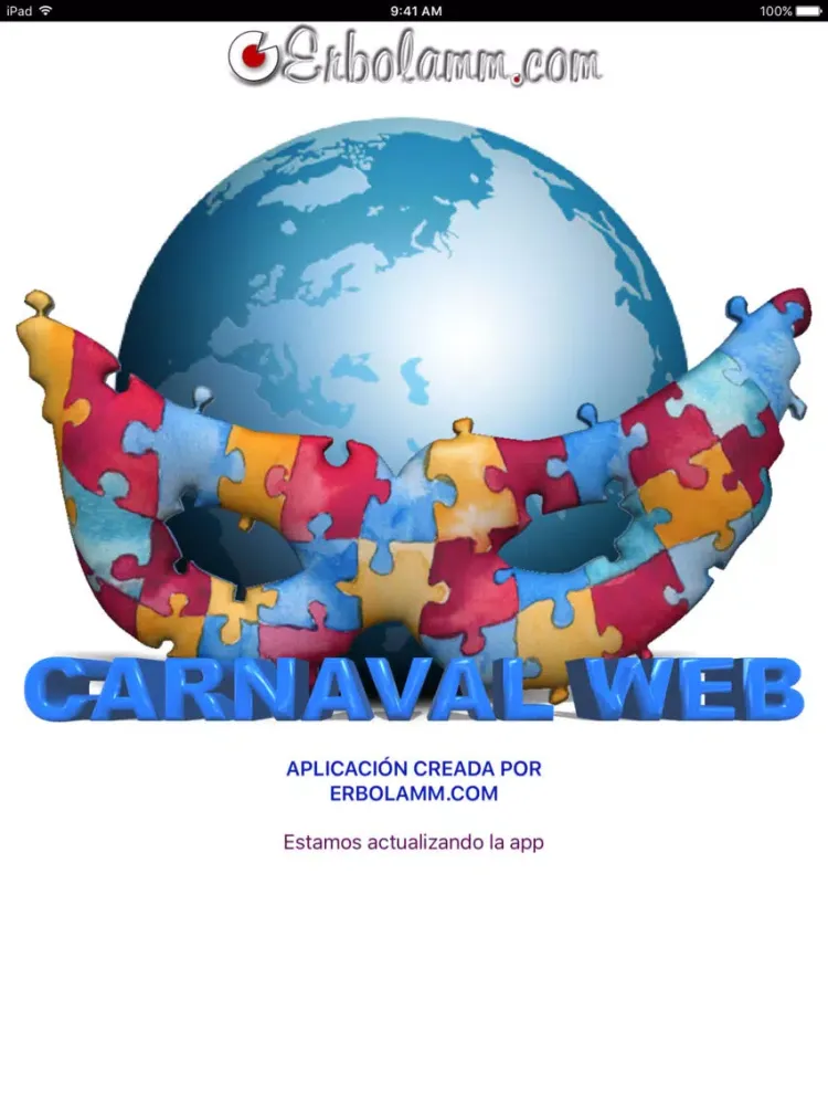 ภาพหน้าจอของ CARNAVAL WEB iPad 