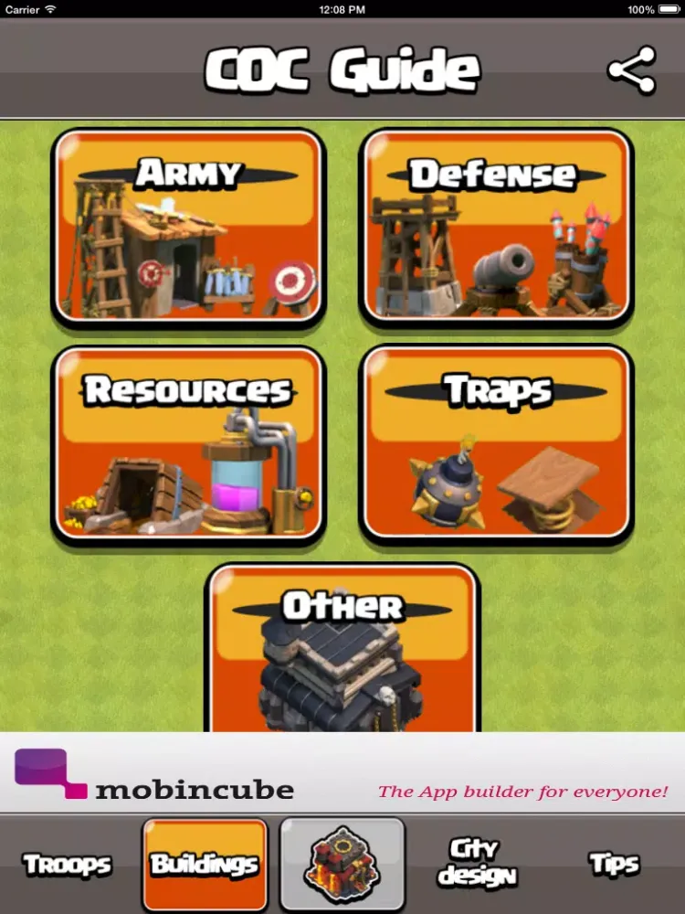 Tangkapan layar Guide for COC Edition - Tips,Tactics & Strategies with Troops and Resources calculator iPad 