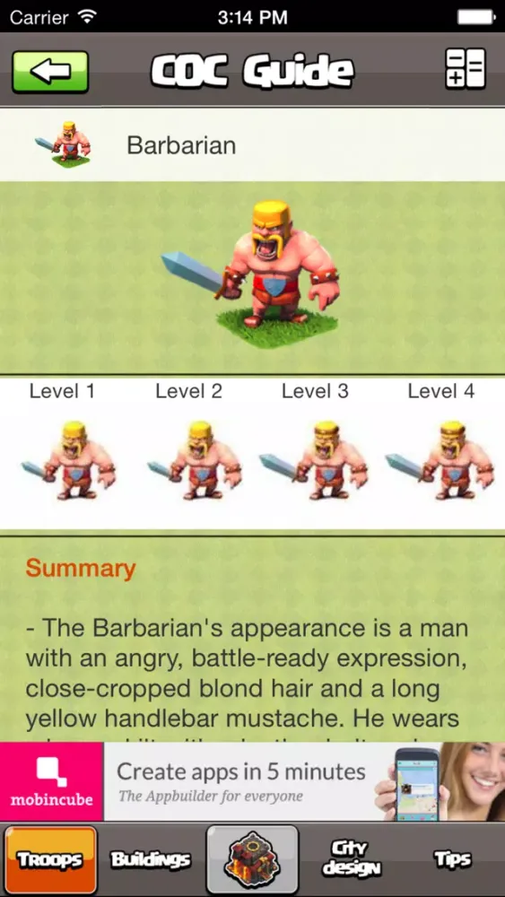 Tangkapan layar Guide for COC Edition - Tips,Tactics & Strategies with Troops and Resources calculator