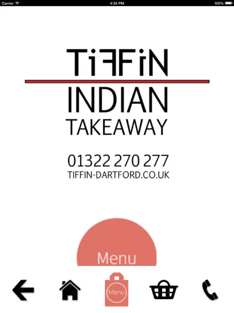 Скриншоты TiFFiN Dartford - Indian Takeaway UK iPad 