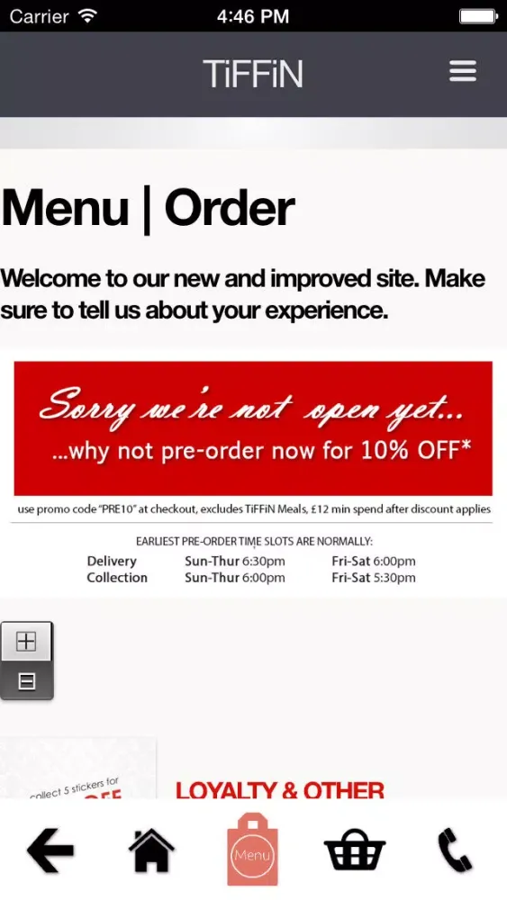 Скриншоты TiFFiN Dartford - Indian Takeaway UK