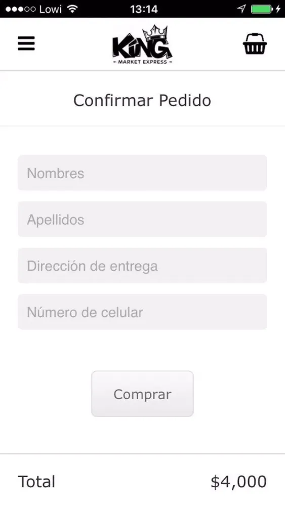 Capturas de pantalla de King Market Express
