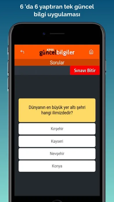 KPSS 2023 Güncel Bilgiler Soru स्क्रीनशॉट