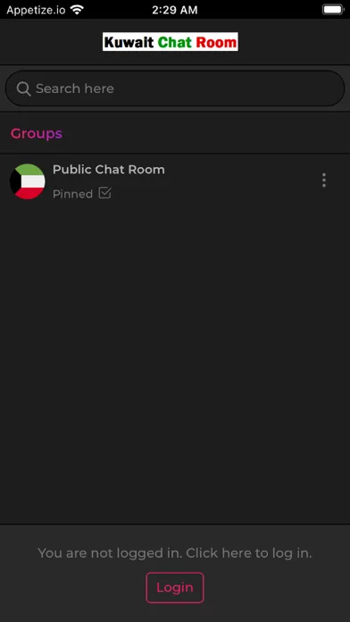 Kuwait Chat Room应用截图