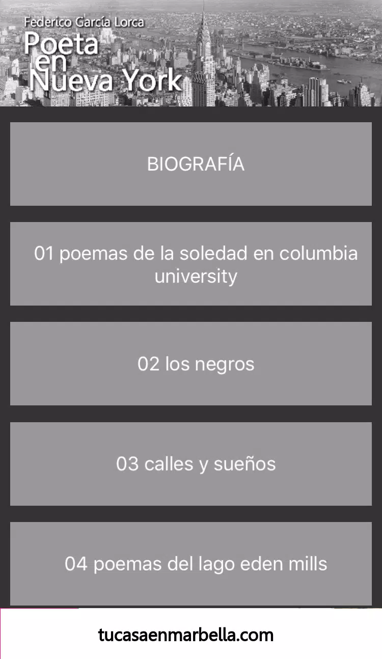 POETA EN NUEVA YORK - FG LORCA Screenshots