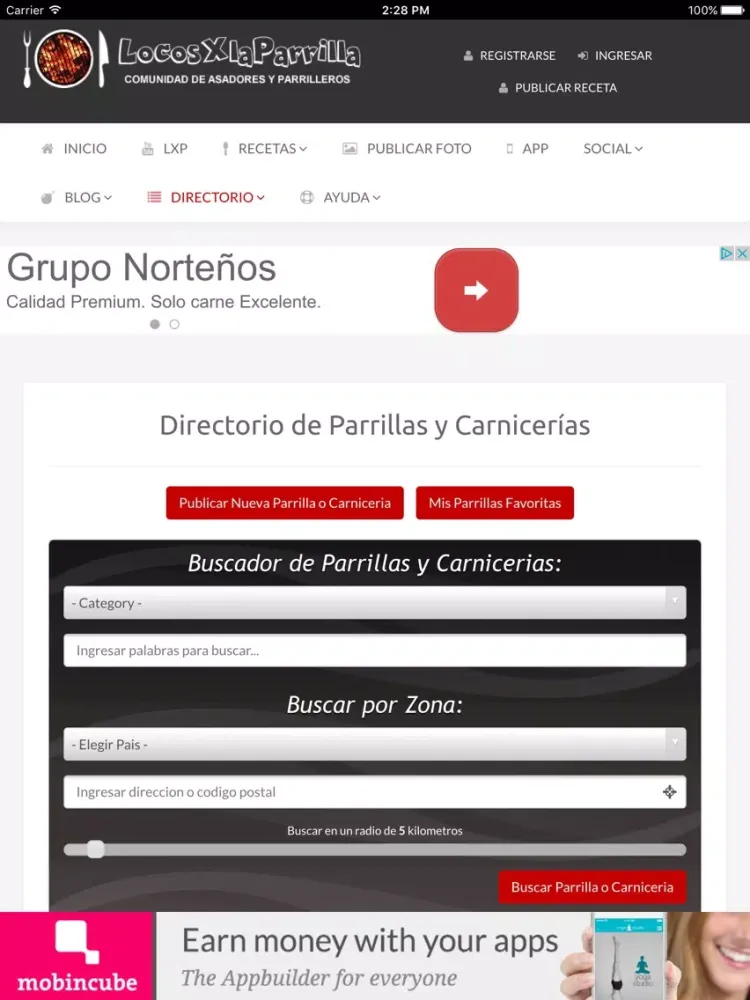 Capturas de tela do Locos X la Parrilla iPad 