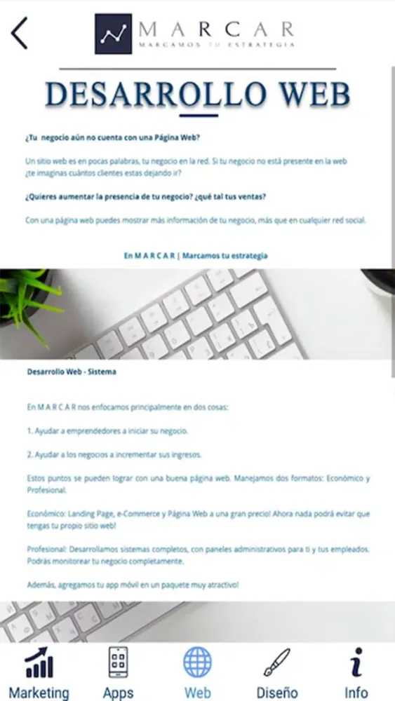 MARCAR - Marketing Apps Web应用截图