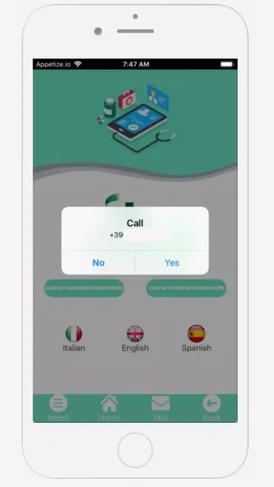 Medi-Call Italy स्क्रीनशॉट