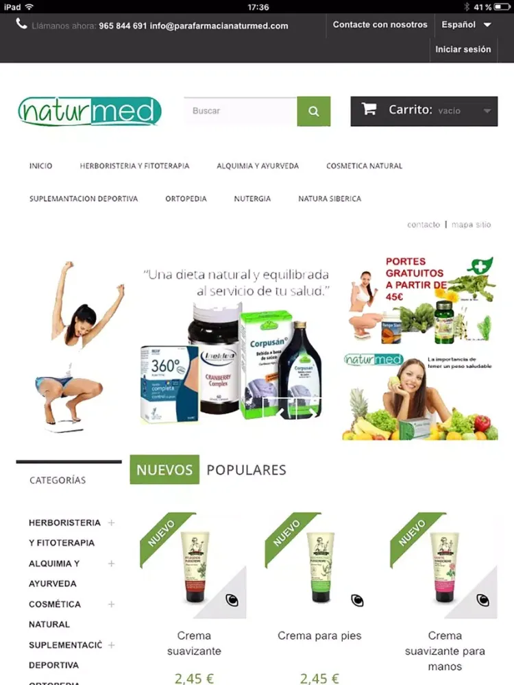 Naturmed iPad  Screenshots