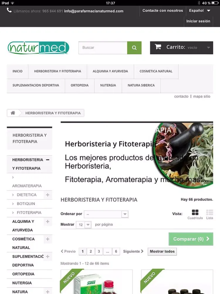 Naturmed iPad  Screenshots