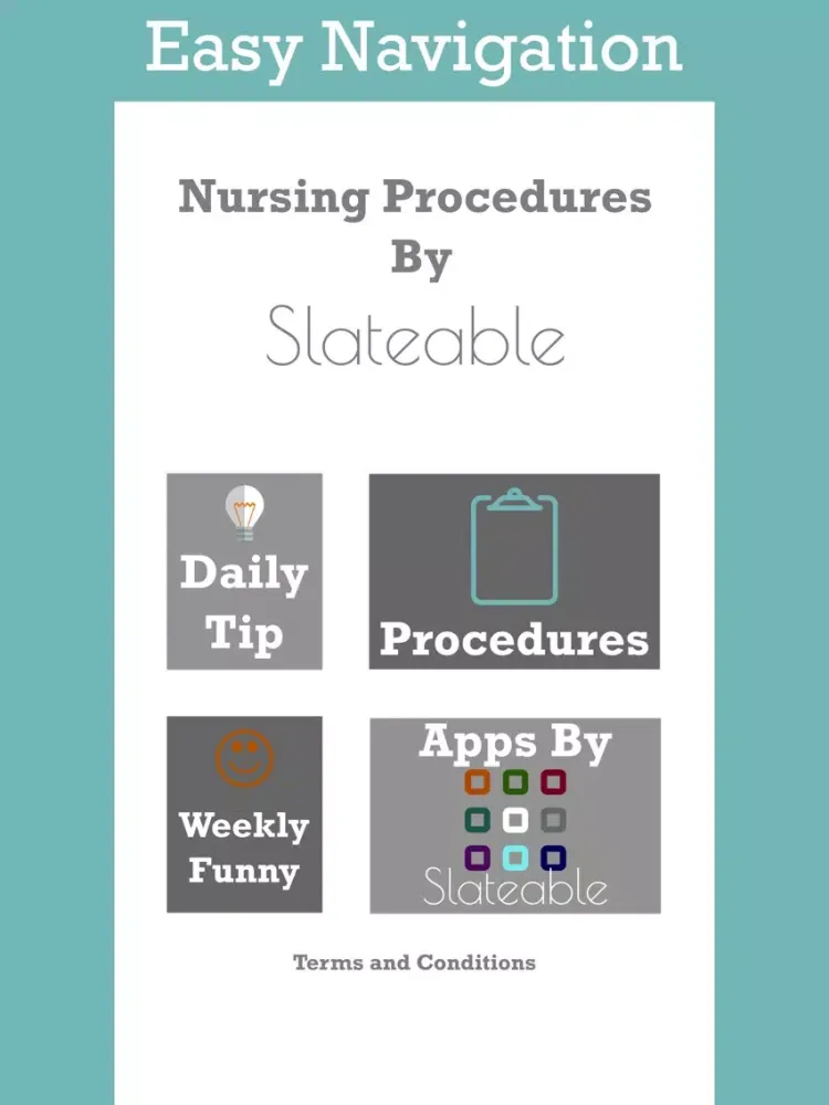 تصاویر Nursing Procedures Ad-Free iPad 