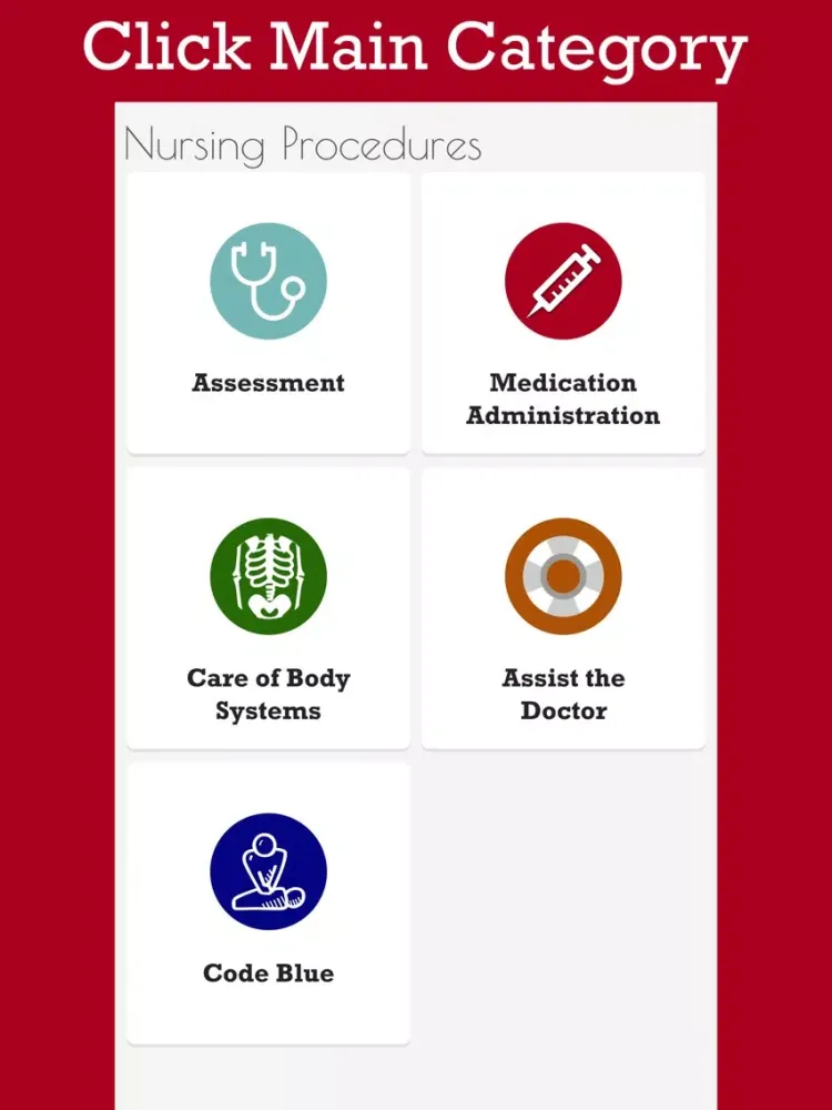 تصاویر Nursing Procedures Ad-Free iPad 