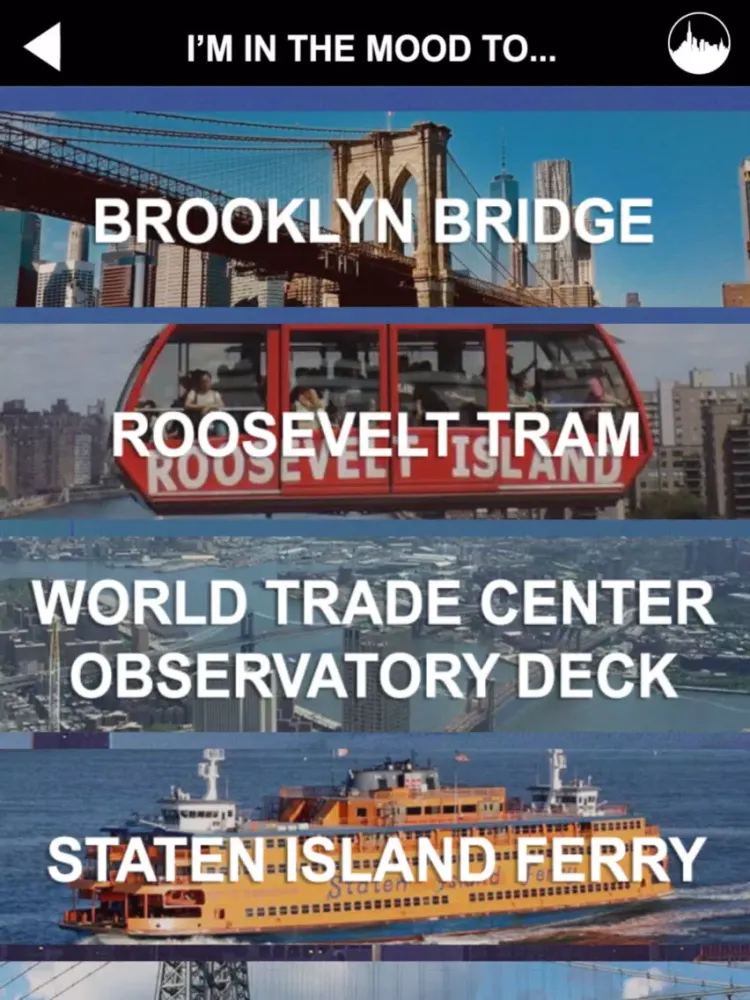 NYC Explore: Based on Mood! iPad  스크린샷