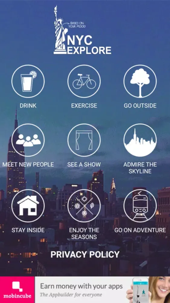 NYC Explore: Based on Mood! 스크린샷