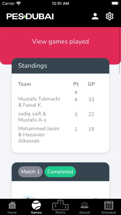 Screenshot di PESDubai Padel