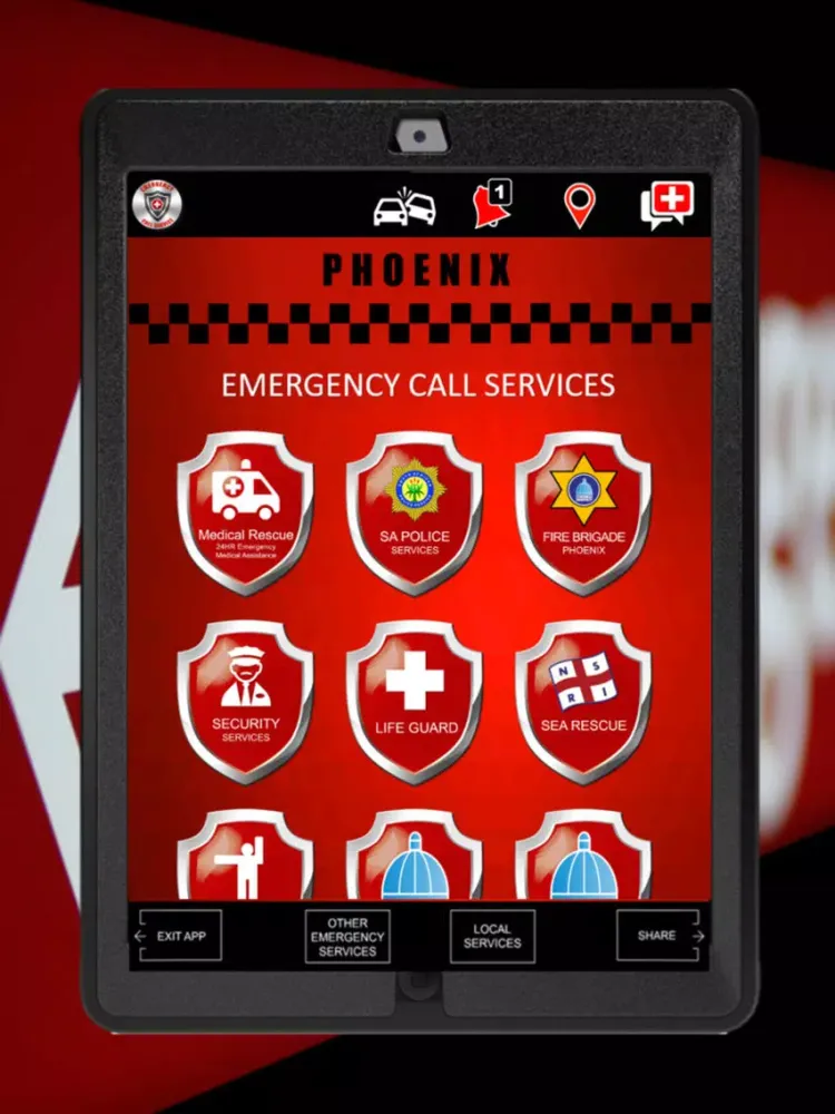 Tangkapan skrin Phoenix 911 iPad 