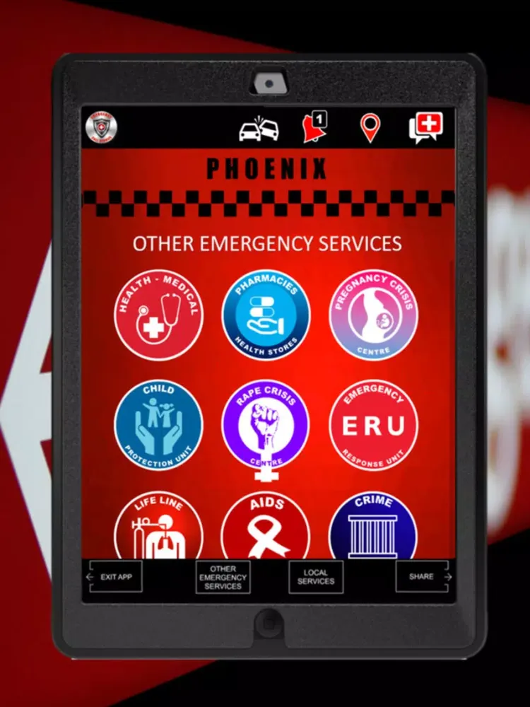 Tangkapan skrin Phoenix 911 iPad 