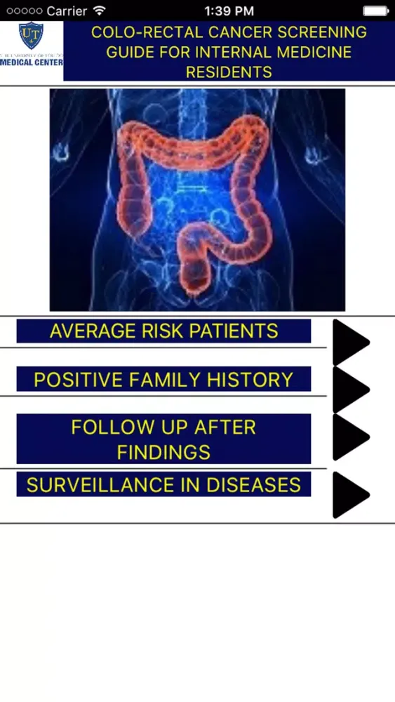 Capturas de pantalla de Colo-Rectal Cancer Screening