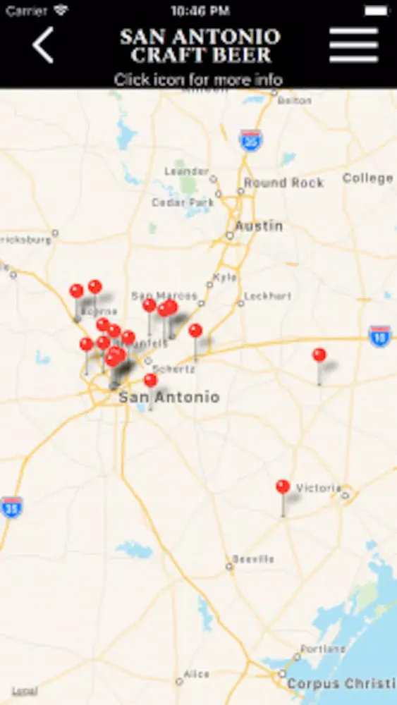 Tangkapan layar San Antonio Craft Beer
