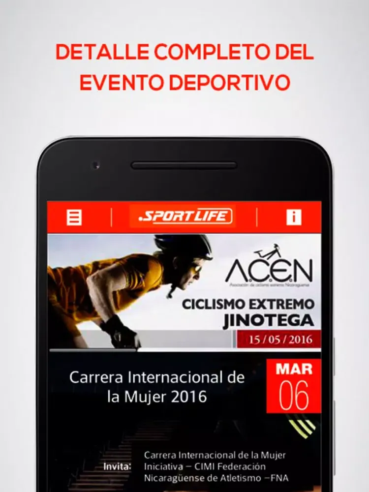 SportLife Nicaragua iPad 應用截圖