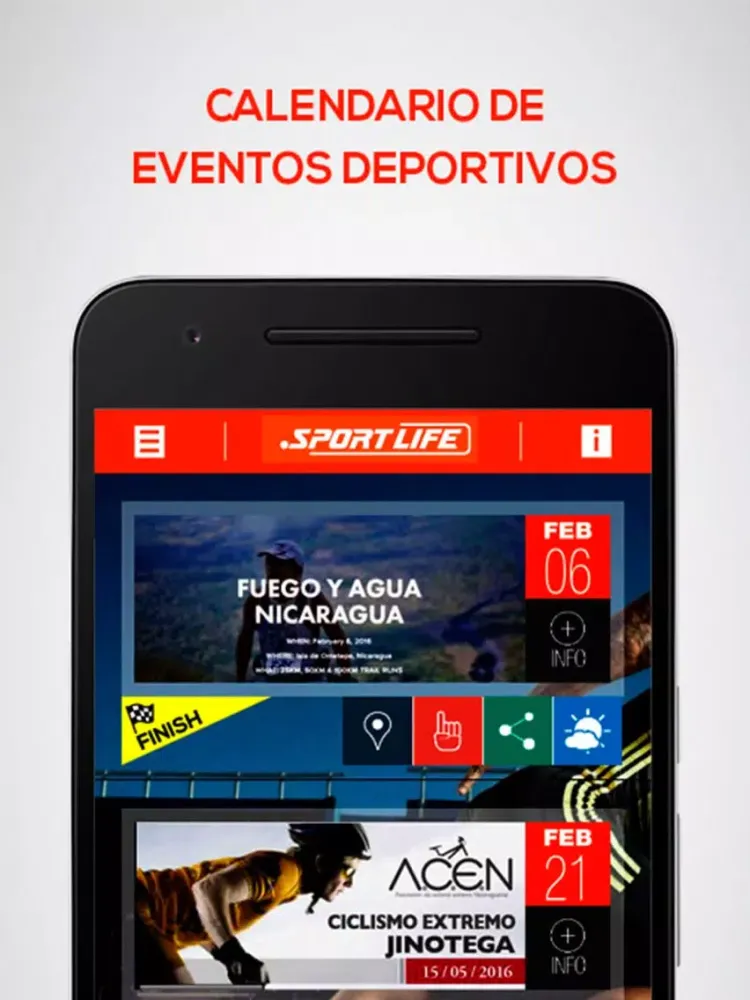 SportLife Nicaragua iPad 應用截圖
